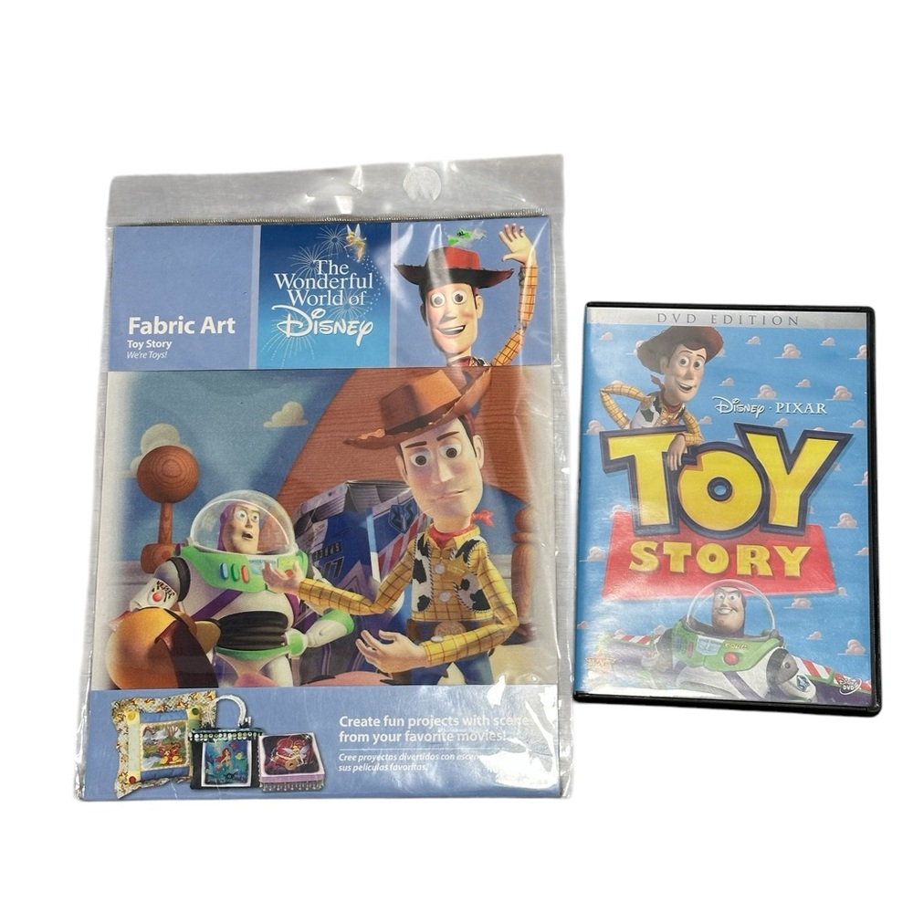 Toy Story Disney Pixar Movie animated DVD Children’s Kids Songs & Fabric Art Kit